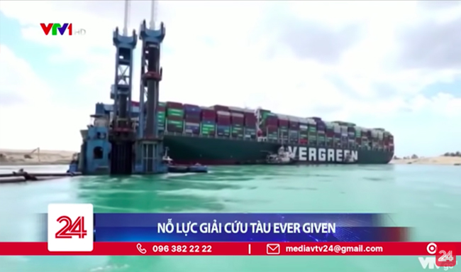 Tàu EVER GIVEN to như thế nào mà khiến kênh đào Suez bị mắc kẹt