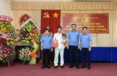 Trao quyết định bổ nhiệm Phó viện trưởng VKSND tỉnh Tiền Giang