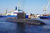Nga hạ thủy tàu ngầm diesel-điện cải tiến “Kẻ giết người thầm lặng”