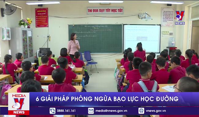 6 giải pháp phòng ngừa bạo lực học đường
