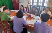VKSND huyện Đắk Glong trực tiếp kiểm sát tại UBND các xã
