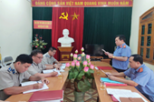 VKSND huyện Kỳ Sơn phúc tra việc thực hiện kiến nghị công tác THADS