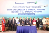 Bamboo Airways và Sacombank ký kết hợp tác toàn diện “Hai thương hiệu, triệu giá trị”