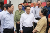 Chủ tịch Quốc hội Vương Đình Huệ kiểm tra công tác chuẩn bị bầu cử tại Quảng Ninh