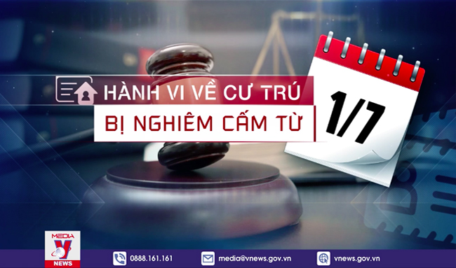 Có 13 hành vi về cư trú bị nghiêm cấm theo luật mới
