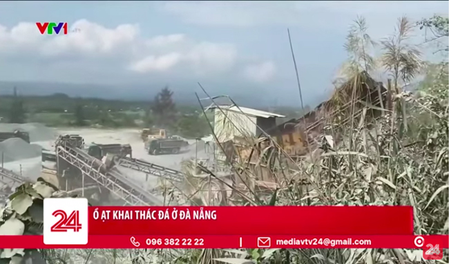 Ồ ạt khai thác đá ở Đà Nẵng