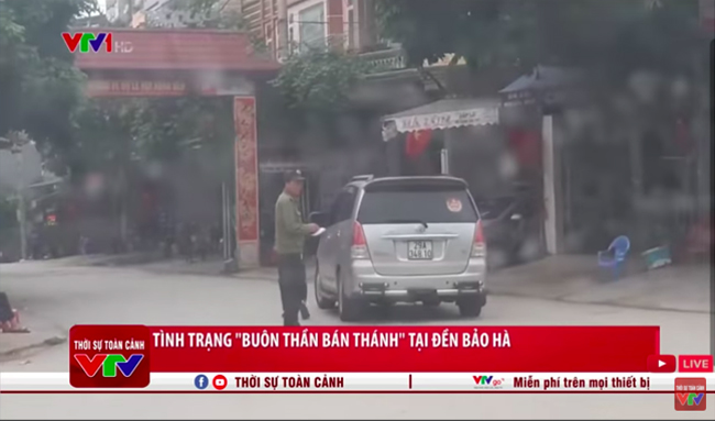 Tình trạng buôn thần bán thánh tại đền Bảo Hà