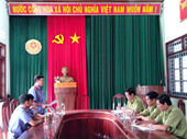 Trực tiếp kiểm sát tiếp nhận, giải quyết tin về tội phạm tại Hạt Kiểm lâm huyện Kông Chro