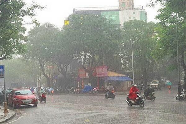 Miền Bắc ban ngày nắng nóng, đến chiều và đêm mưa rào