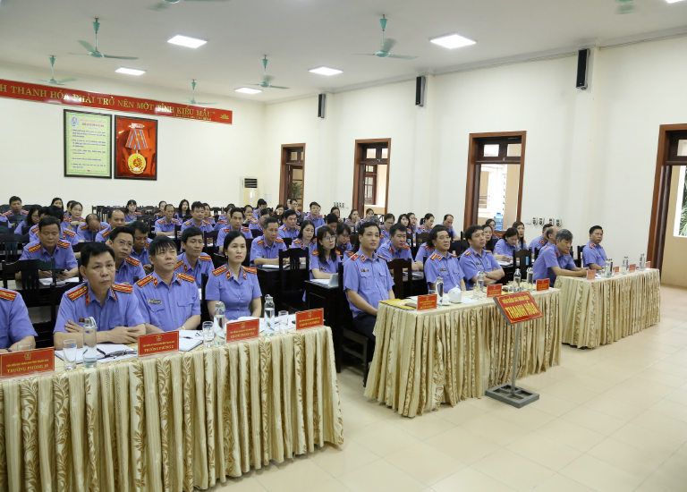VKSND tỉnh Thanh Hoá tập huấn nghiệp vụ điều tra hình sự