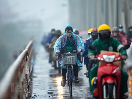 Không khí lạnh tăng cường, miền Bắc tiếp tục mưa dông