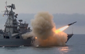 Video tàu tuần dương Nga Moskva lần đầu tiên bắn thử tên lửa Vulkan ở Biển Đen