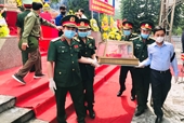 Truy điệu, an táng 25 liệt sỹ quân tình nguyện và chuyên gia Việt Nam hy sinh tại Lào