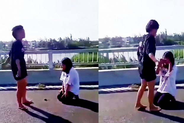 Hé lộ nguyên nhân hai nữ sinh gây lộn lột đồ của nhau