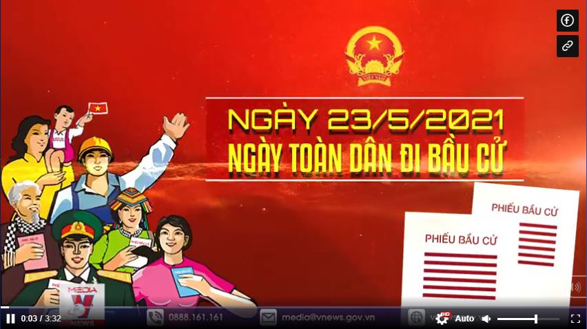 23 5 2021 – Ngày toàn dân đi bầu cử