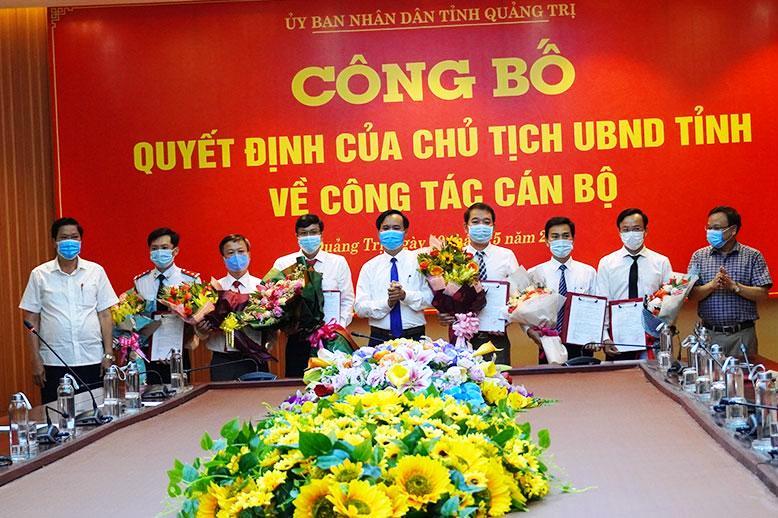 Quảng Trị bổ nhiệm nhân sự chủ chốt nhiều đơn vị