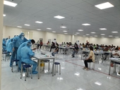 Quảng Ninh chi viện 200 nhân viên y tế hỗ trợ Bắc Giang chống dịch COVID-19