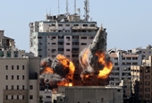 Israel không kích nhà riêng của thủ lĩnh Hamas ở Gaza