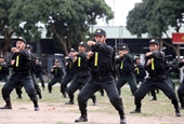 Lực lượng CSCĐ thực binh phương án đảm bảo an ninh trật tự cuộc bầu cử