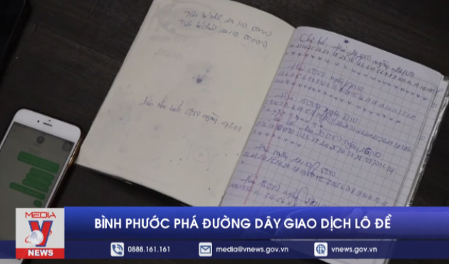 Bình Phước phá đường dây giao dịch lô đề