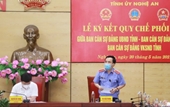 Ban cán sự Đảng VKSND - TAND và UBND tỉnh Nghệ An ký kết Quy chế phối hợp