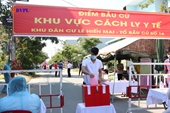 Hàng ngàn cử tri bỏ phiếu trong khu cách ly tập trung ở TP Đà Nẵng