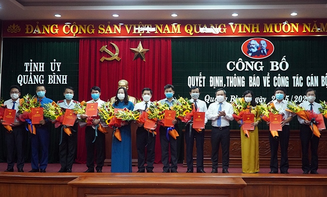 Quảng Bình điều động, bổ nhiệm nhiều lãnh đạo sở, ngành