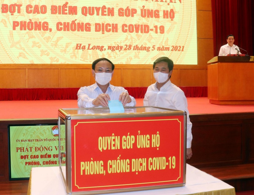 VKSND tỉnh Quảng Ninh quyên góp, ủng hộ chống dịch COVID-19