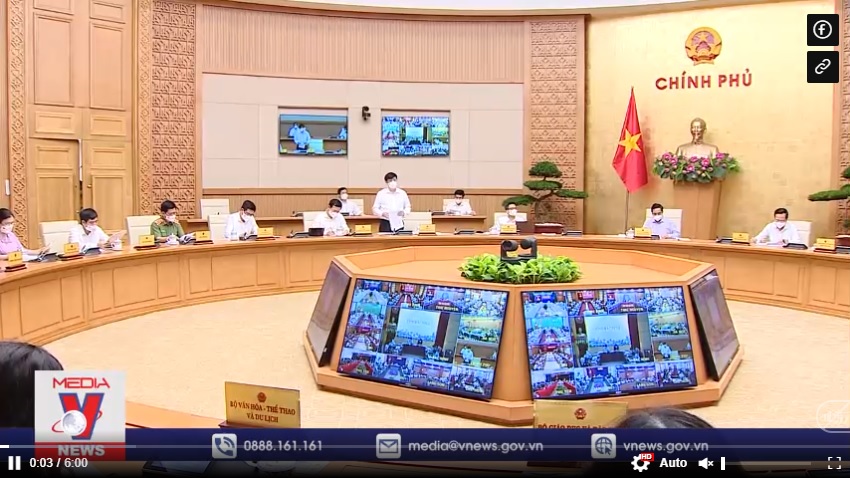 Thủ tướng chủ trì họp trực tuyến về phòng, chống dịch COVID-19