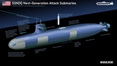 Nga thử nghiệm tàu ngầm hạt nhân mới, Mỹ phác thảo mẫu tàu tấn công tương lai