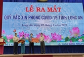 Trần Anh Group ủng hộ 5 tỉ đồng vào Qũy Vắc xin phòng COVID-19 tỉnh Long An