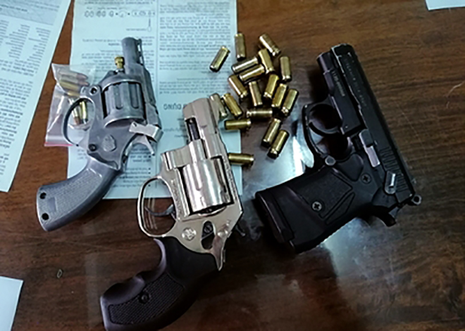 Bắt tội phạm ma túy, thu giữ 4 khẩu súng dạng Rulo cùng 32 viên đạn