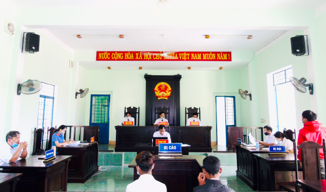 VKSND huyện Đak Pơ phối hợp tổ chức phiên tòa rút kinh nghiệm, số hóa hồ sơ