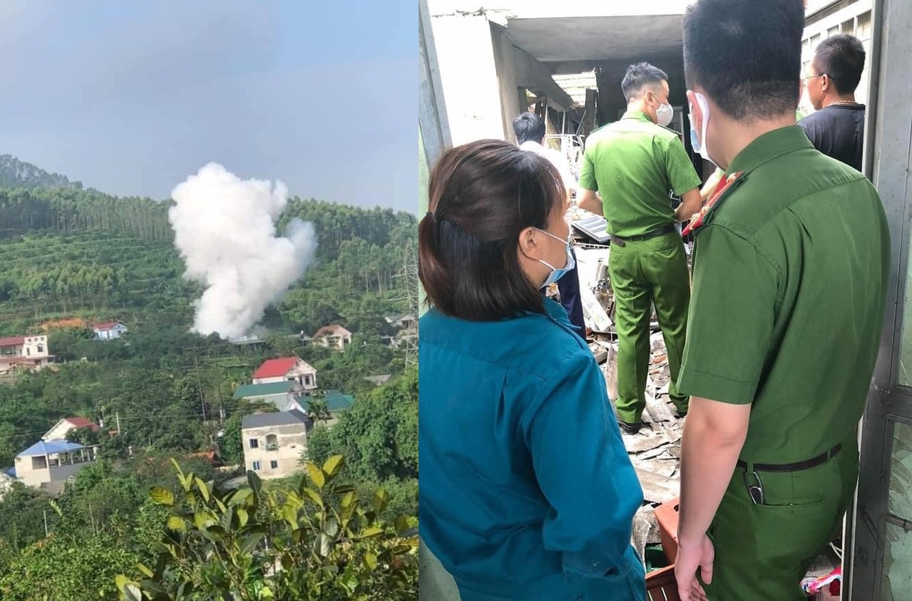 Nổ lớn tại thị trấn Thác Bà, một thanh niên tử vong