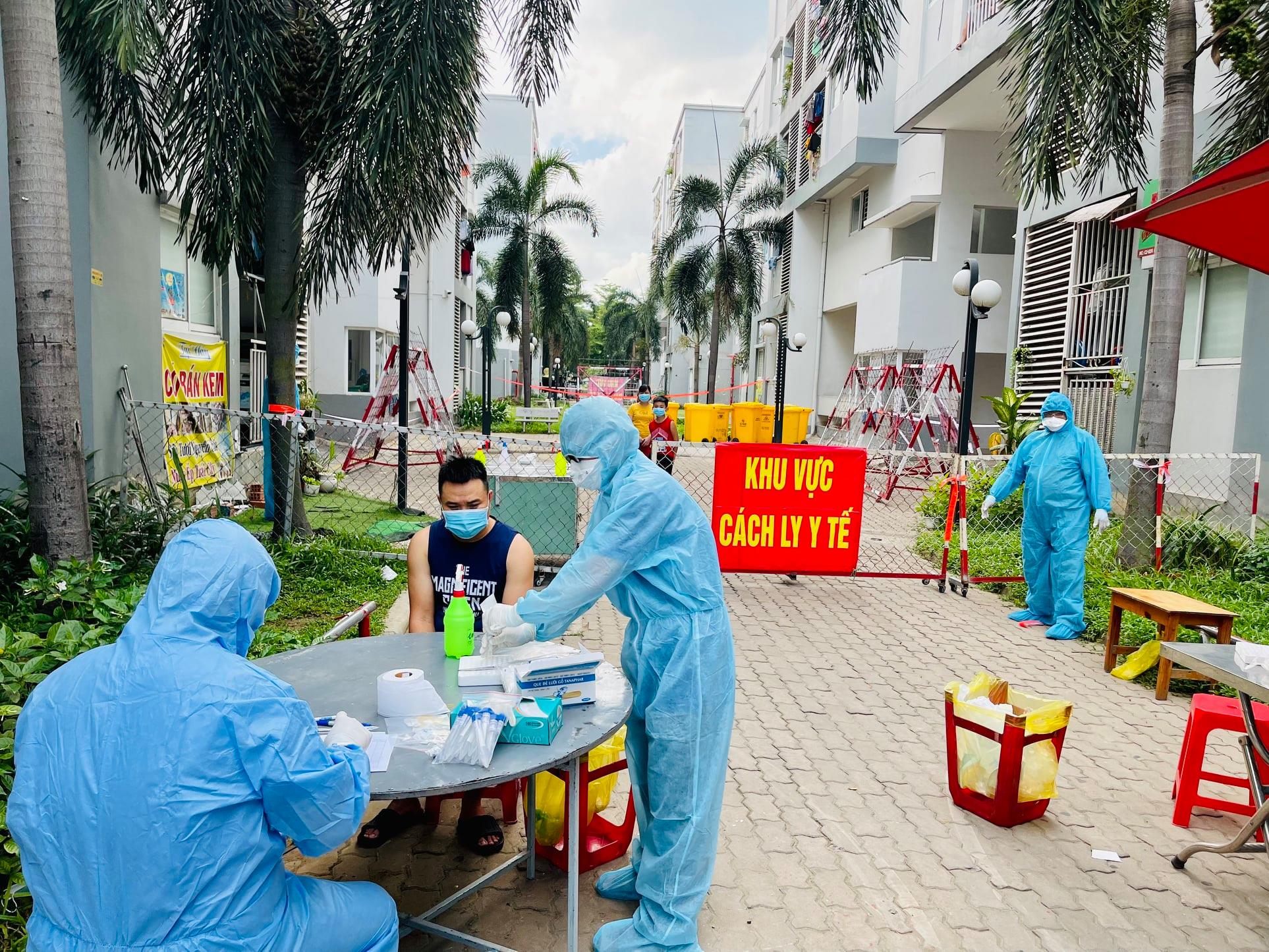 Bình Dương 12 trường hợp F1 dương tính với SARS-CoV-2