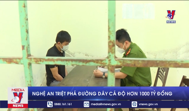 Nghệ An triệt phá đường dây cá độ bóng đá khủng