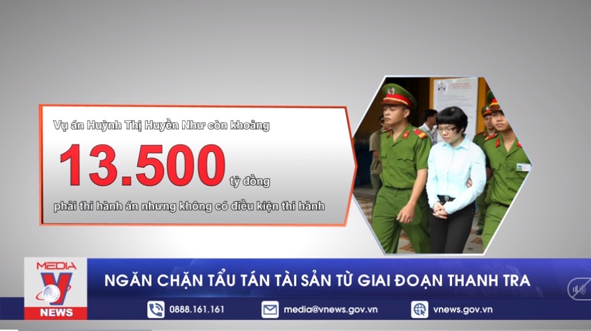Phong tỏa tài sản từ giai đoạn thanh, kiểm tra để chặn tẩu tán