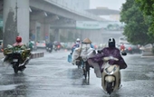Nền nhiệt giảm nhẹ, Đông Bắc Bộ và Hà Nội có mưa rào và dông