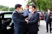 Chủ tịch Quốc hội Vương Đình Huệ hội kiến Tổng Bí thư, Chủ tịch nước Lào Thongloun Sisoulith
