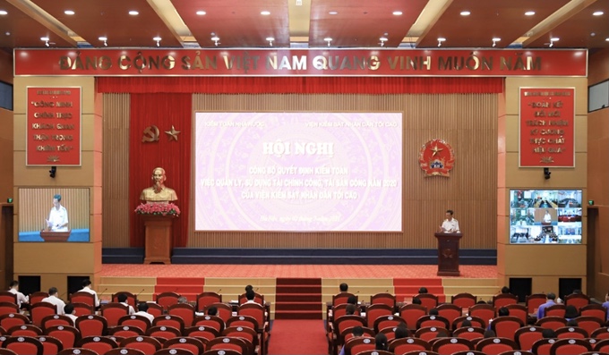 Hội nghị công bố Quyết định kiểm toán tại VKSND tối cao