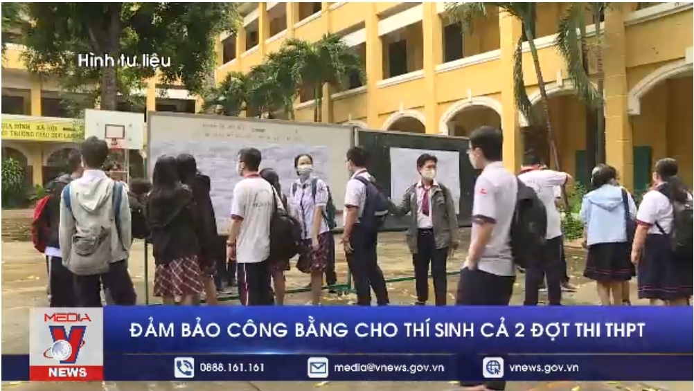 Bảo đảm công bằng cho thí sinh trong cả 2 đợt thi THPT