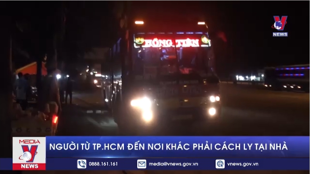 Người từ TP HCM đến địa phương khác phải cách ly tại nhà