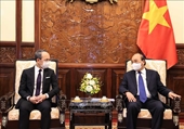 Chủ tịch nước Nguyễn Xuân Phúc tiếp Đại sứ Thái Lan tại Việt Nam đến trình Quốc thư