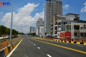 Thông xe cầu vượt nút giao thông phía tây cầu Trần Thị Lý