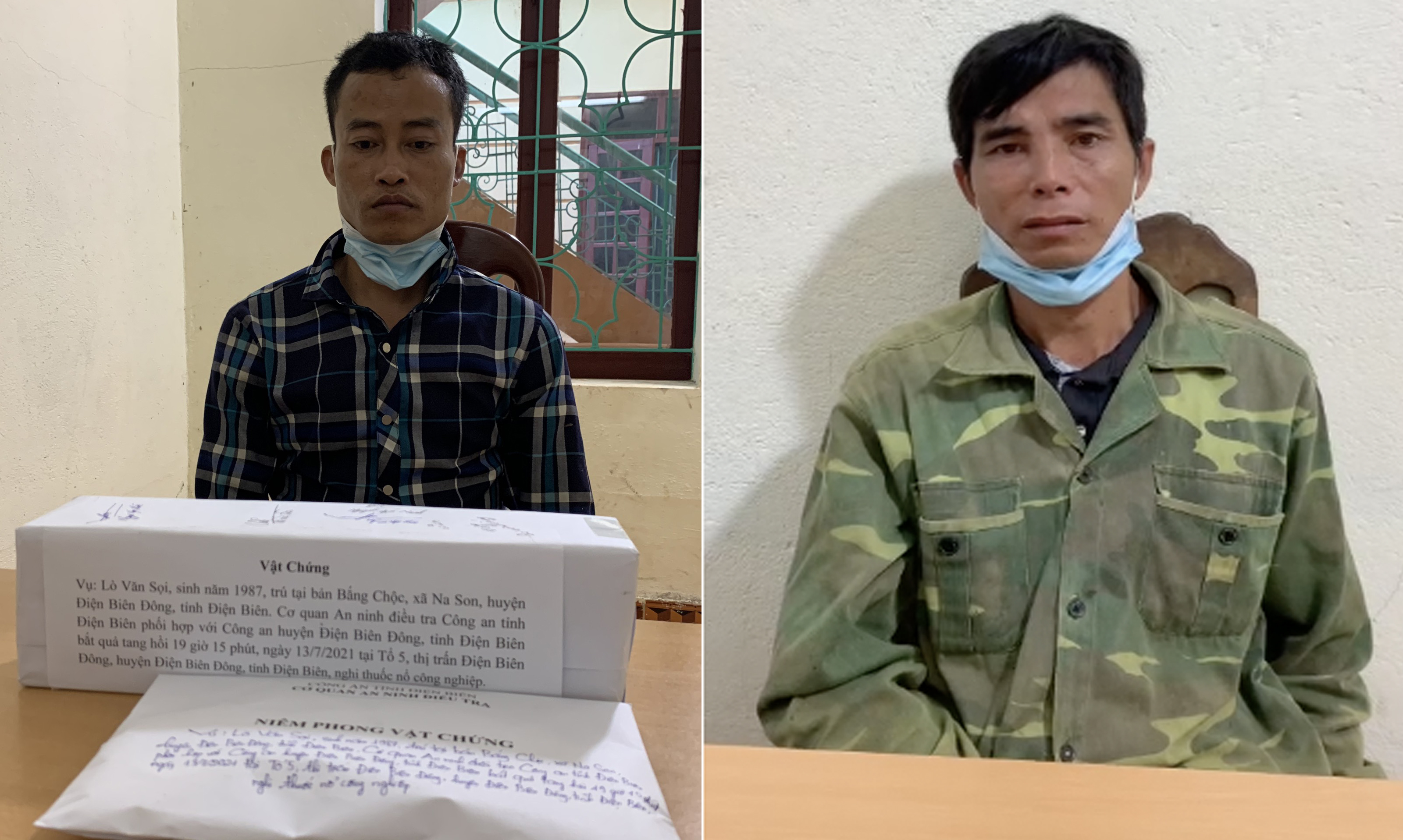 Bắt 2 đối tượng mua bán trái phép vật liệu nổ