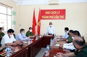 Phó Thủ tướng Thường trực Chính phủ Trương Hòa Bình kiểm tra công tác phòng, chống dịch COVID-19 tại TP Cần Thơ