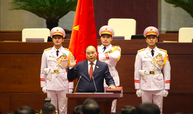 Chủ tịch nước Nguyễn Xuân Phúc tuyên thệ nhậm chức