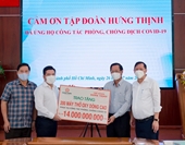 Tập đoàn Hưng Thịnh hỗ trợ hàng chục tỉ đồng cho TP HCM chống dịch COVID-19
