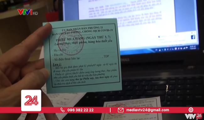 Phát thẻ đi chợ cho người dân ở TP Hồ Chí Minh, cách 2-3 ngày lần