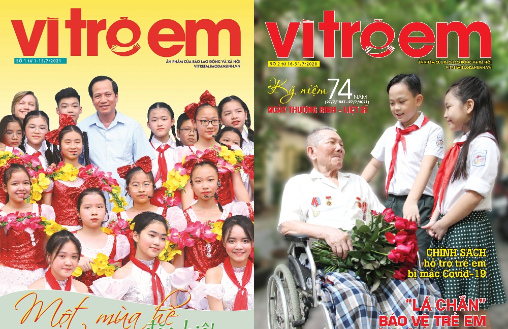 Báo Lao động và Xã hội ra mắt chuyên trang và ấn phẩm Vì trẻ em